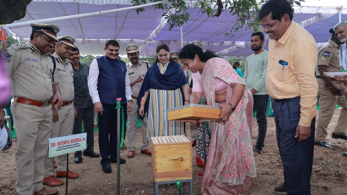 Beekeeping programme launched at Cherlapalli Prisoners’ Agricultural Colony